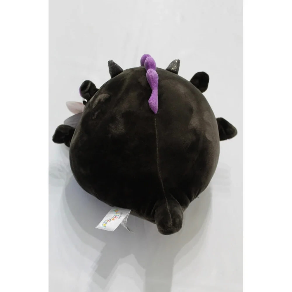 Squishmallows 8 Inch Dent the Dragon Halloween 2023 Black Purple‎ Plush NEW